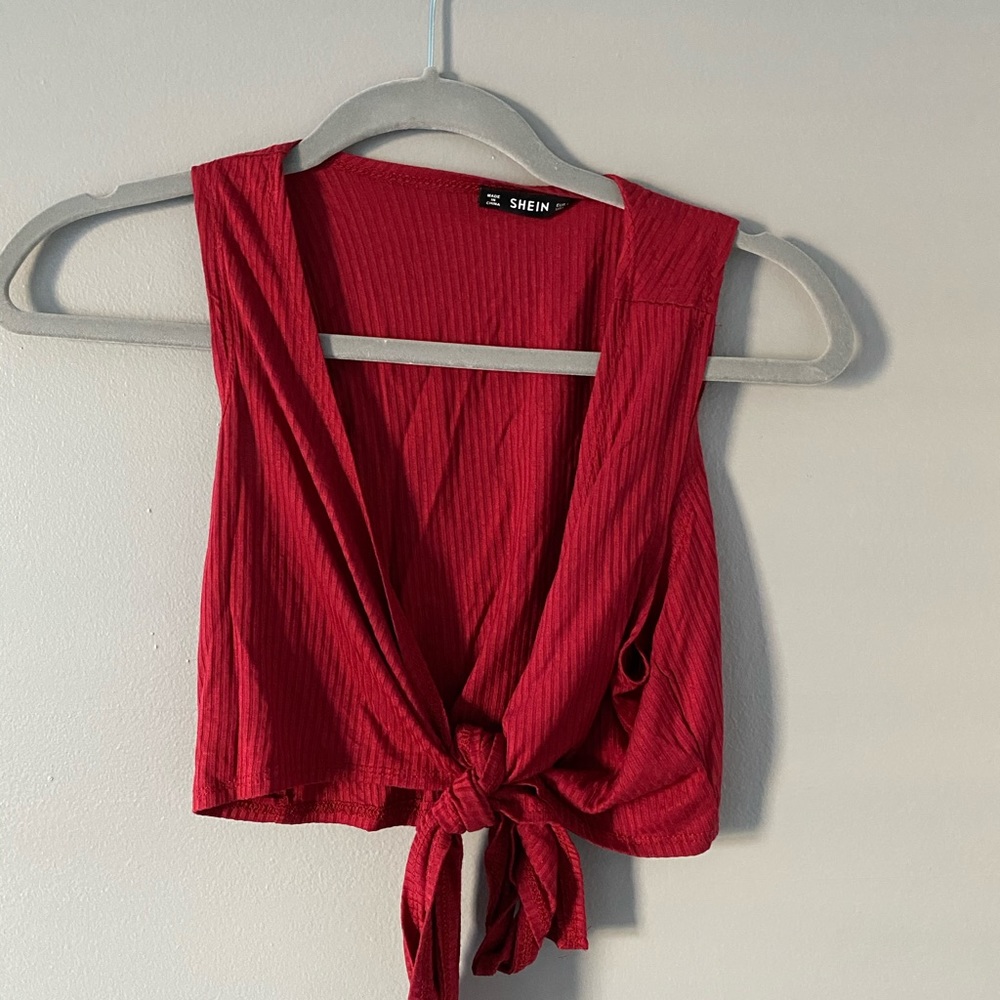 Shein wrap top